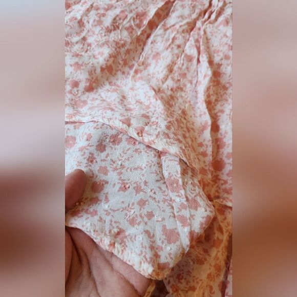 Sky To Moon Pink Floral Halter Romper Size Small - Picture 15 of 15